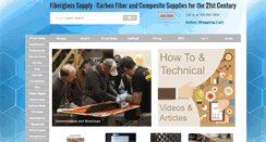 Desktop Screenshot of fiberglasssupply.com