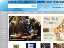 Tablet Screenshot of fiberglasssupply.com